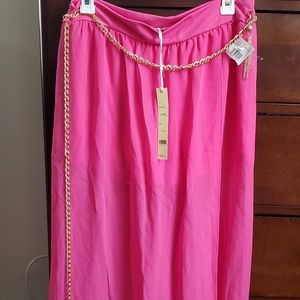 Icy Fashion A line sheer skirt with shorts